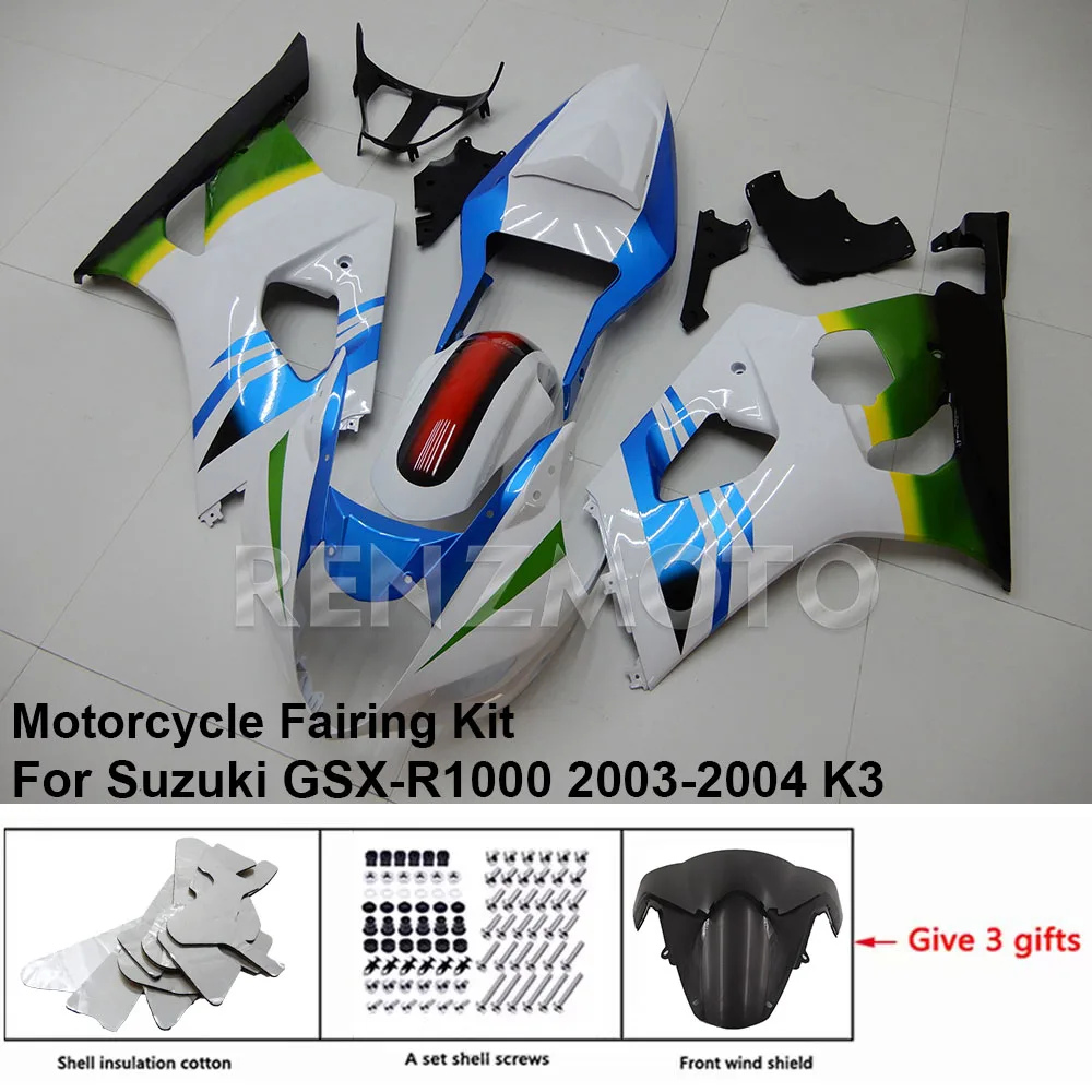

For SUZUKI GSXR 1000 K3 K4 2003-2004 Fairing R/Z S3GA16 GSXR1000 Motorcycle Set Body Kit Decoration Plastic Guard Plate Shell