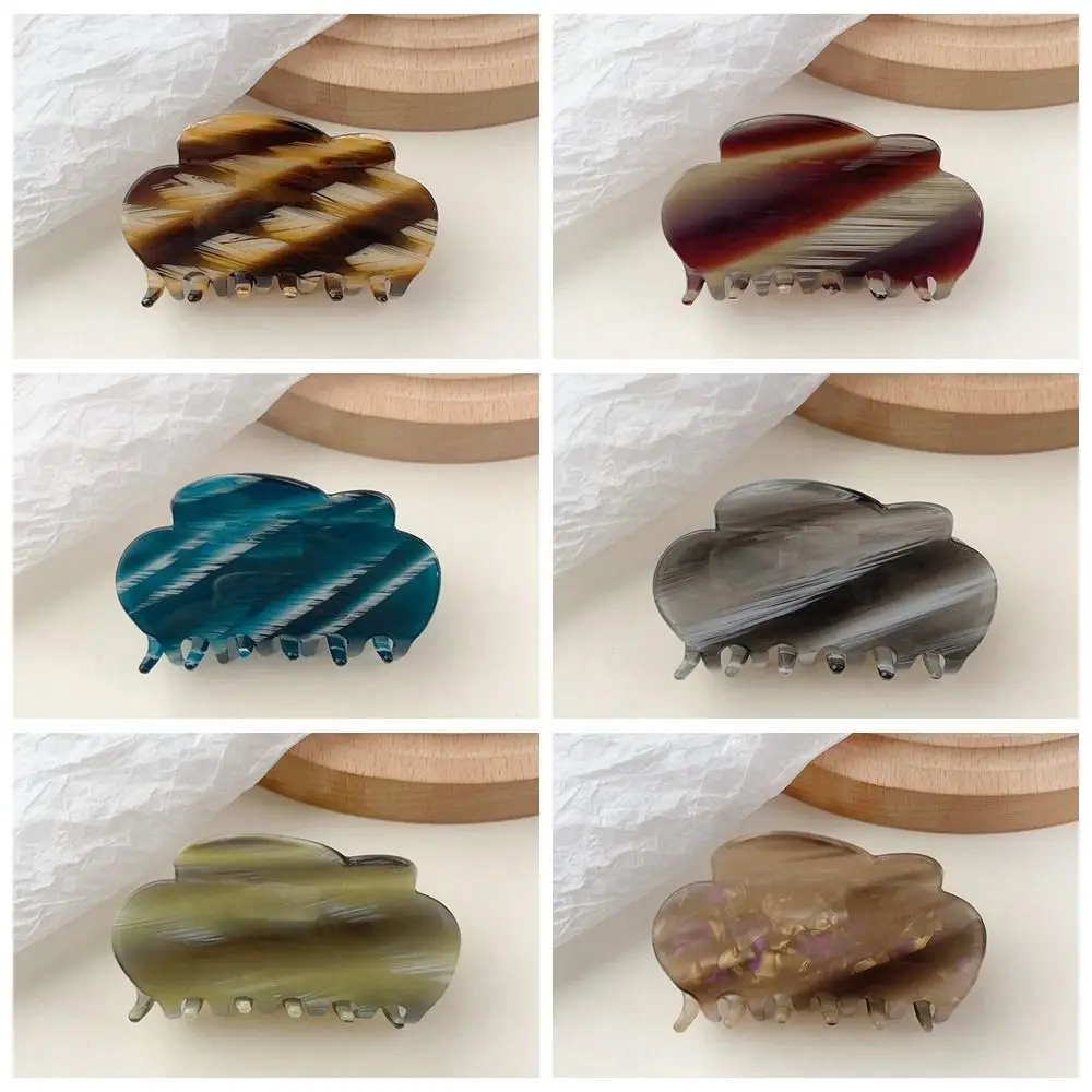

Printing Cloud Shape Hair Claw Fashion Kroean Style Hair Clip Hairpin Acrylic Travel
