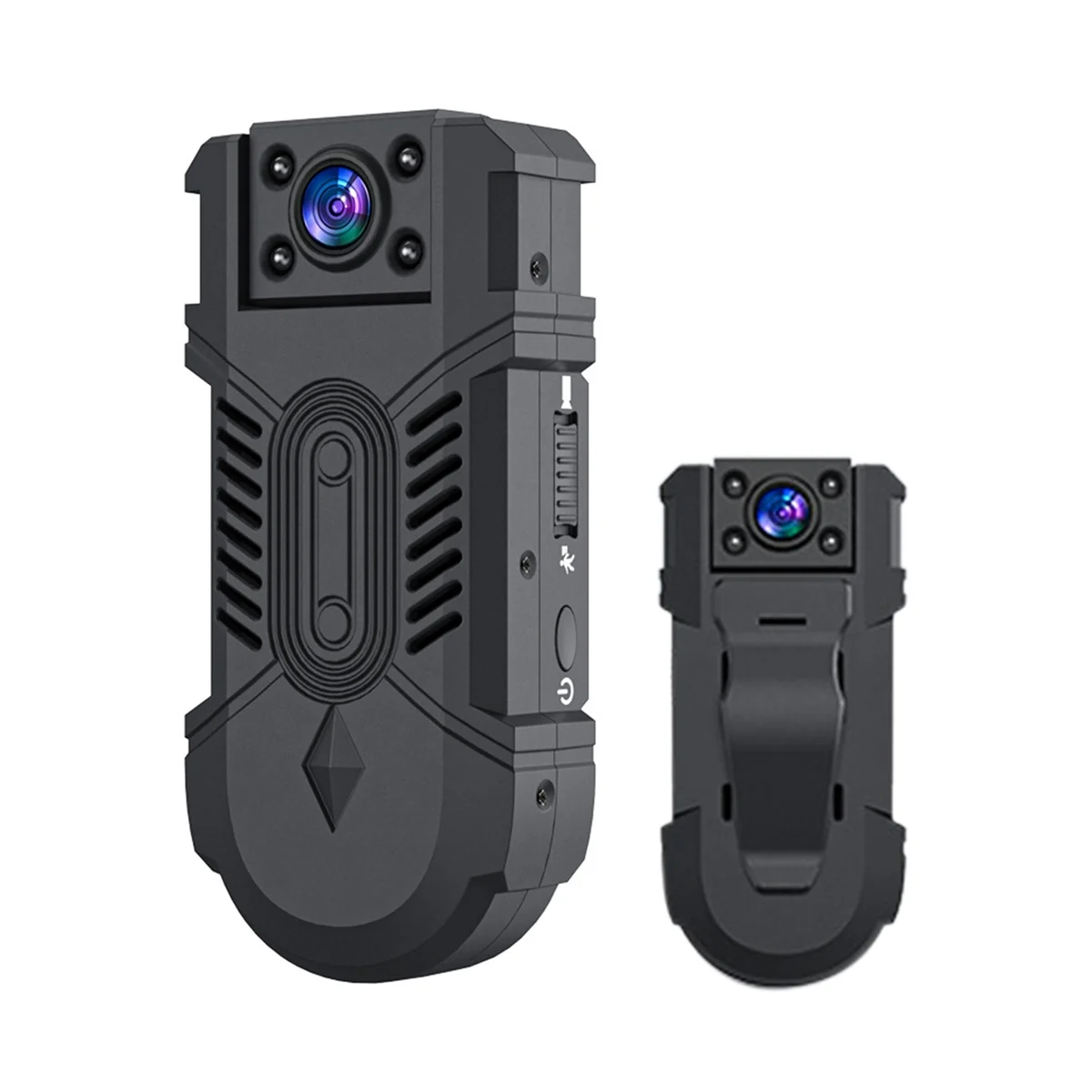 

Мини-камера 1080P HD с инфракрасным ночным видением, маленькая камера, носимая на теле, велосипедная камера с вращением на 180 °