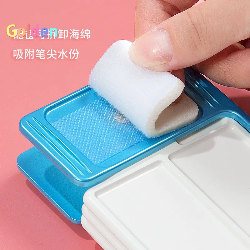 슈페리어 형태의 팔레트 - 프리미엄 수채화 및 구아슈 혼합 트레이, 예술가와 창작자에게 이상적