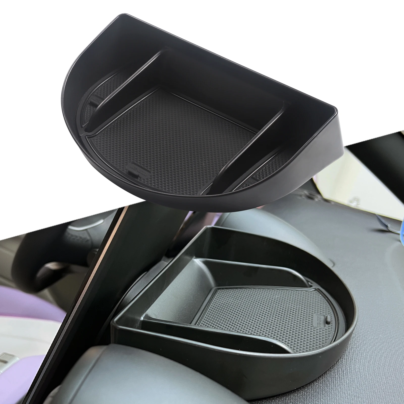 Smabee for BYD Dolphin Dashboard Storage Box Center Console Hidden Tray Behind Screen Interior Accessories - 4