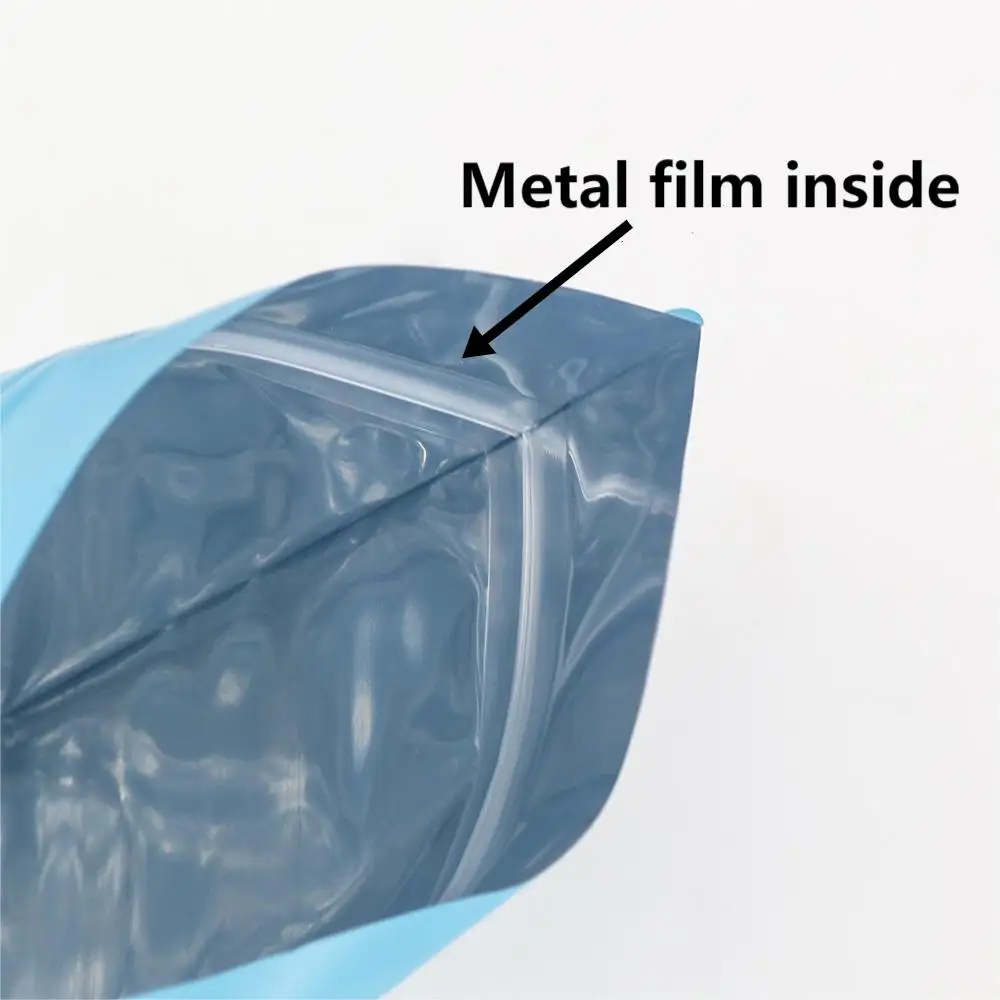 matte color anti-odor can stand up zipper self-sealing bags tea coffee bean storage storage seal Mylar bags 50pcs mylar bags packaging bags food storage bags self sealing bags stand up bags plastic ziplock bags