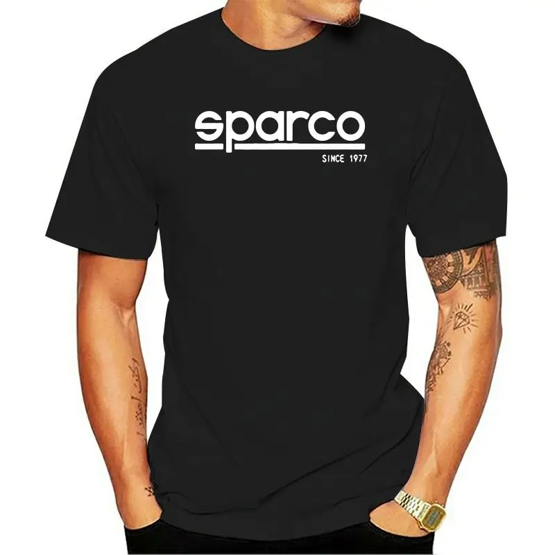 New Anti Pollution t shirt Sparco Corporate Charcoal t shirt Classic Printing Washable Breathable Reusable t shirt