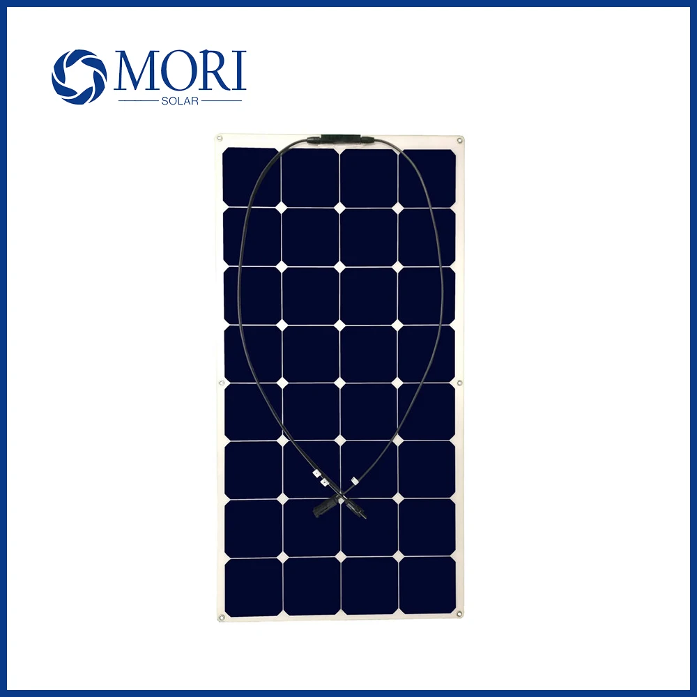 100W Sunpower Cell Pannelli Solari Flessibili Leggeri Ad Alta Efficienza Per Yacht Rv Marine Motor Home Caravan Camper Boats