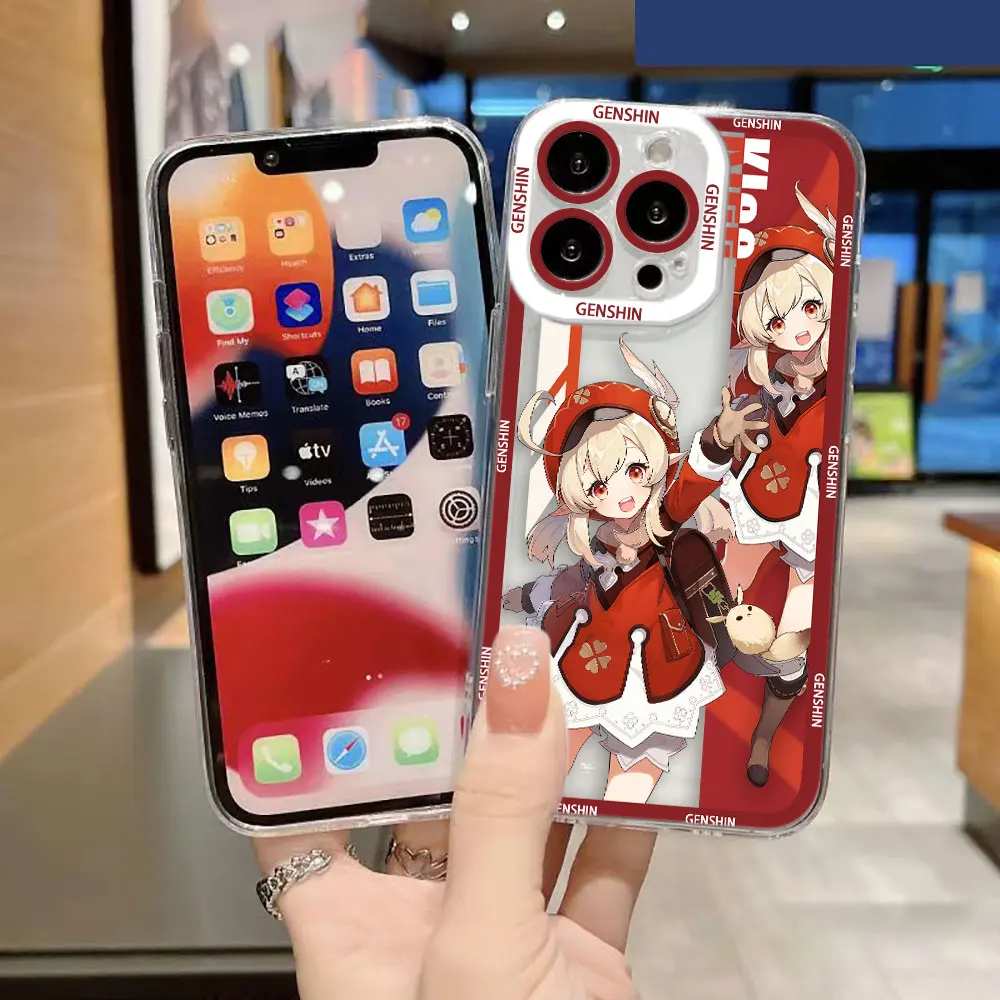 Genshin Impact Yae & Shenhe Clear Phone Case