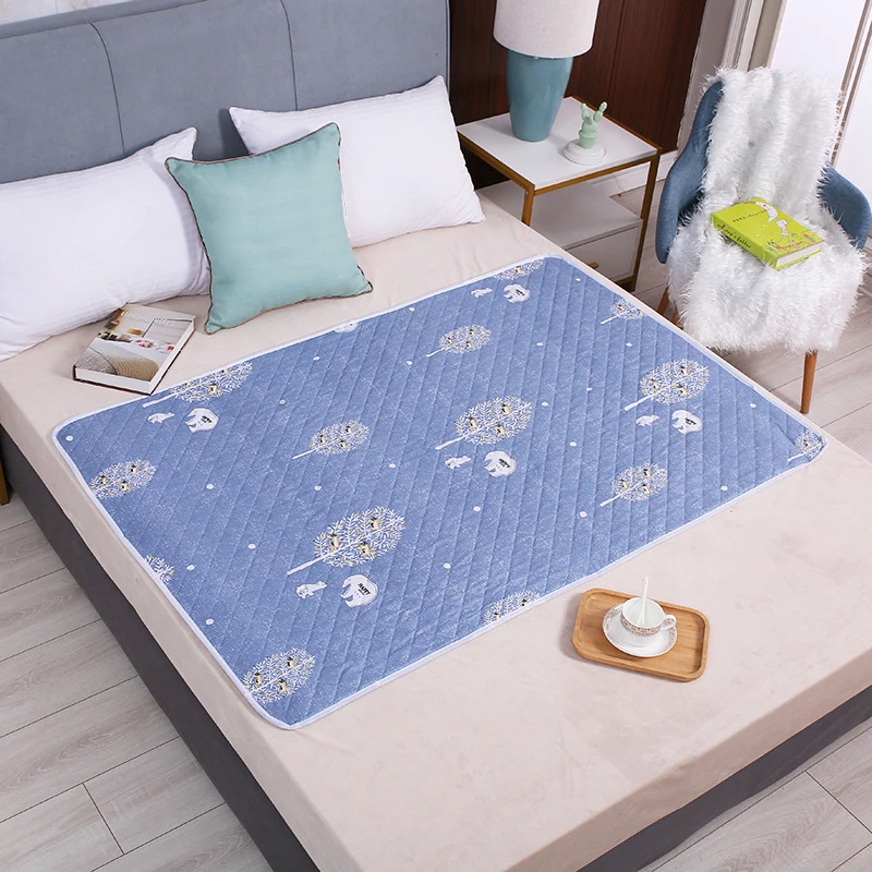 Waterproof Washable Mattress Urine Mat Cartoon Baby Toddlers Bed Protector Diaper Nappy Adult Elder Incontinence Bed Pad Sheet 6