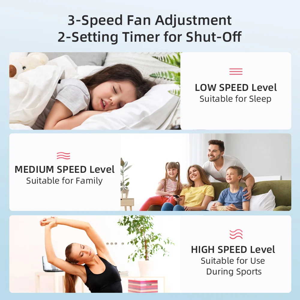 2026 Neuer LED-Deckenventilator mit Fernbedienung, 3-stufig einstellbare Deckenbeleuchtung für Wohnzimmer, Schlafzimmer, Haushalt mit Licht – Detail 16