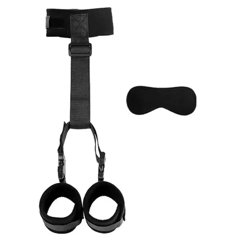 BDSM Adult Sex Toy Kits Sets for Sexy Games Bondage Mask Set Feather Handcuffs Ankle Cuff Restraints for Couple Sexual Aids