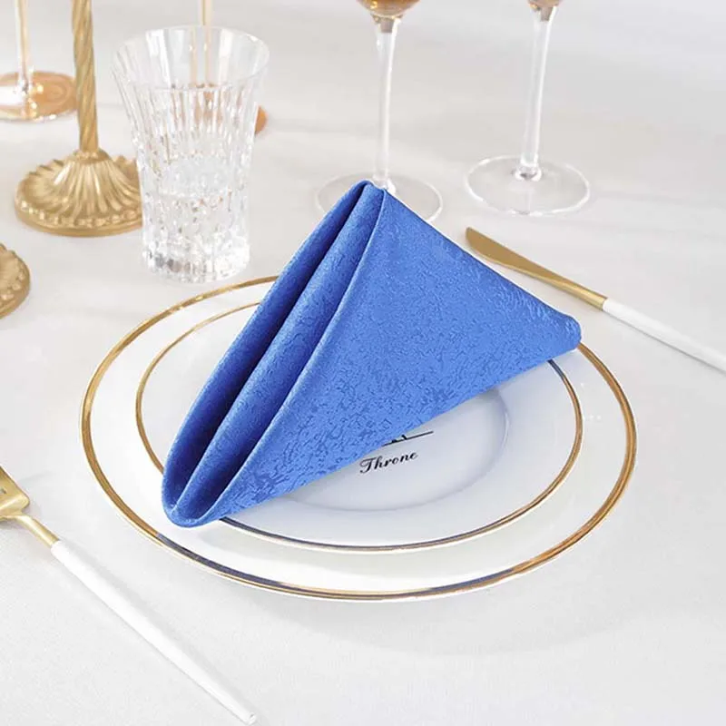 Polyester Cloth Napkin Washable Wrinkle-Free Reusable Table Napkins for  Restaurant Party Dinner Decoration