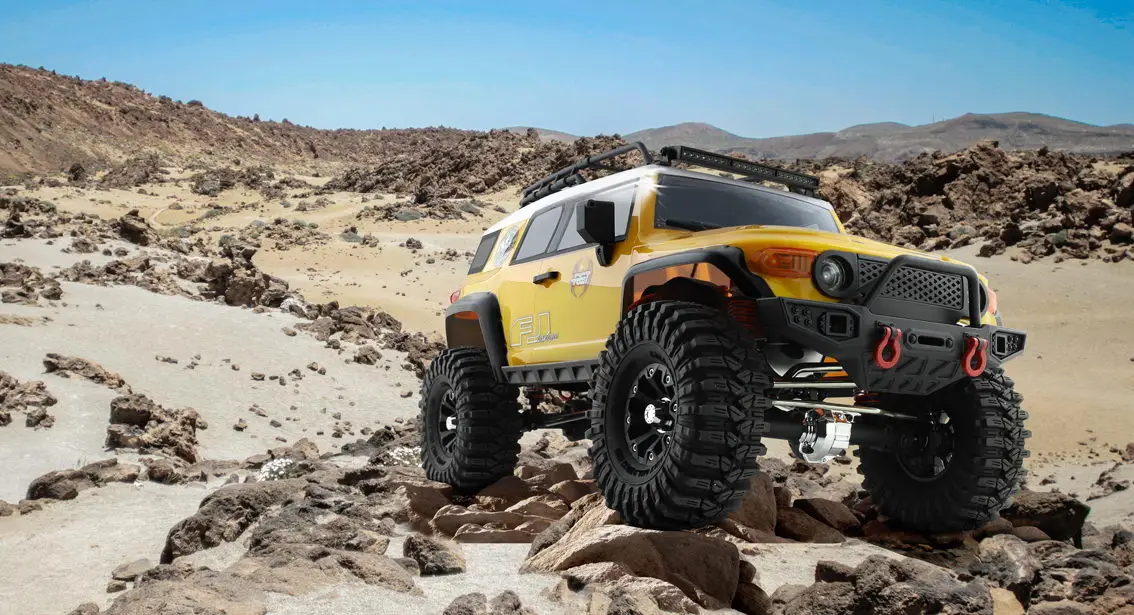 RGT EX86120 2.4G 1:10 Scale FJ Cruiser 4WD Suv Models 1:10 RC Crawler Racing Car With Remote Control