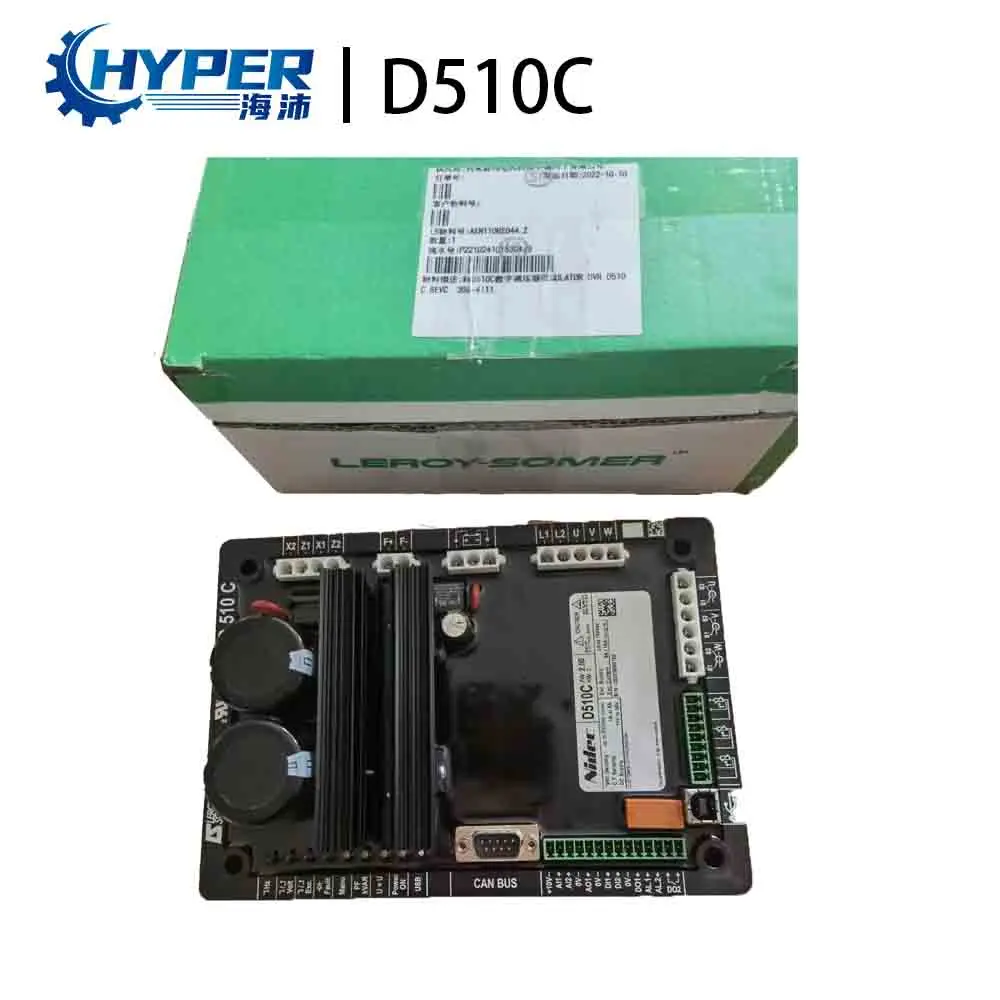 

Original AVR D510C Leroy Somer Generator Automatic Voltage Regulator Unit Excitation Regulating Plate Diesel Brushless AVR