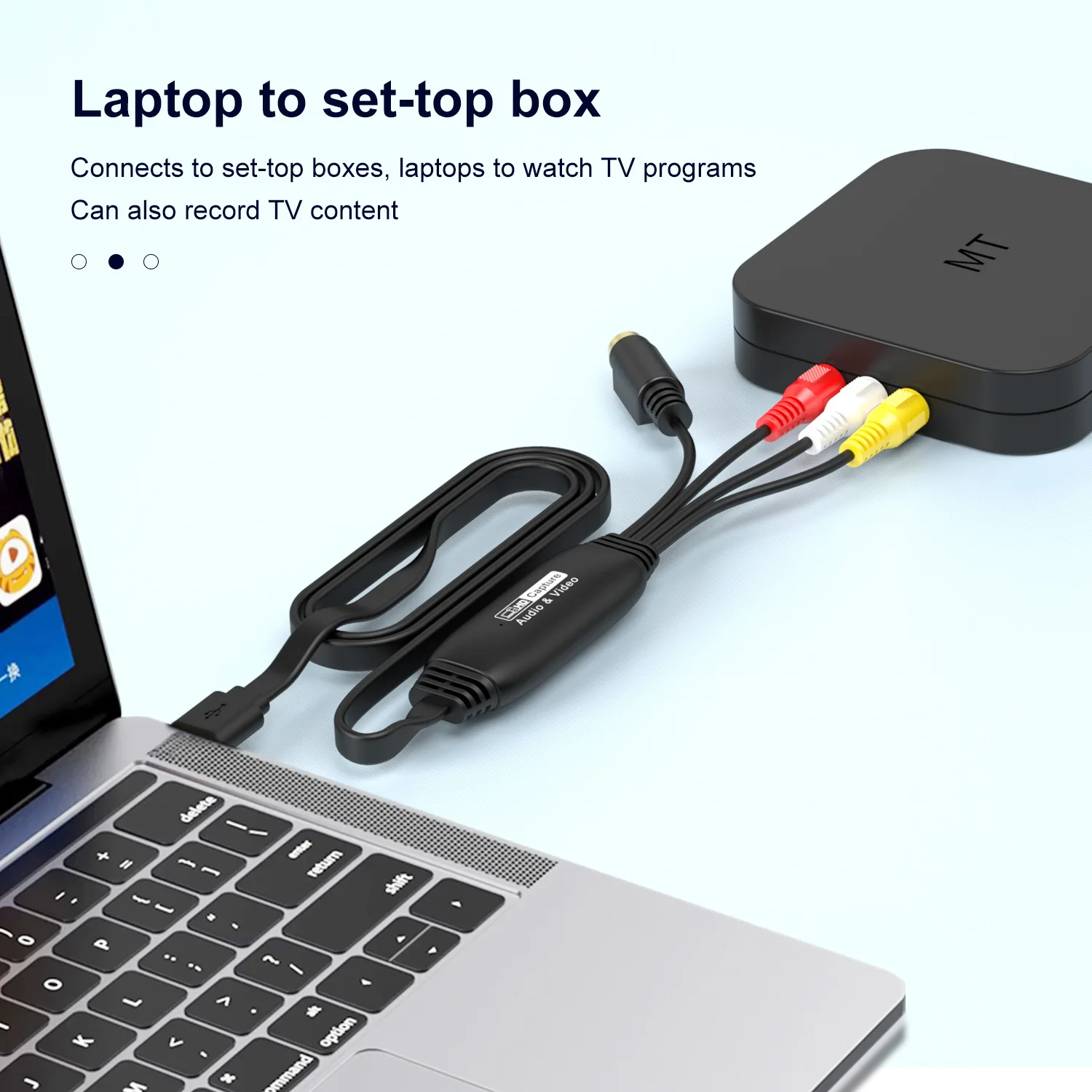 Universal RCA AV to USB Video Audio Capture Card - 1080P/30Hz Video Grabber & Recorder for Home Entertainment Systems