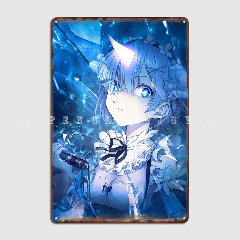 Re Zero Metal Accedi Wall Cave Bar Classico Cave Piatti Targa In Metallo Poster