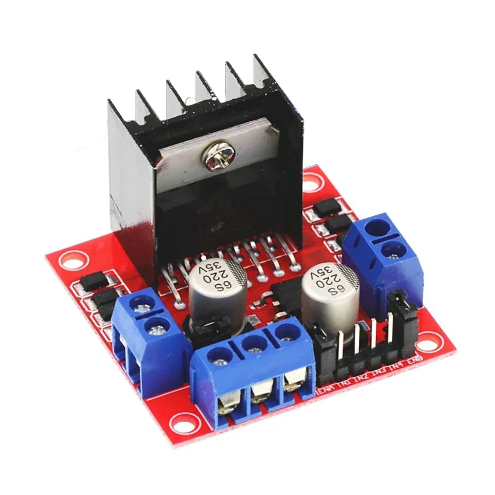 1pcs L298N driver board module L298 stepper motor smart car robot breadboard peltier High Power stepper motor driver