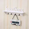 Sweet Home Wall Hooks Key Holder Storage Rack Shelf Kitchen Bathroom Organizer keys holder wall home key holder wall hook rack 3