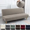 Jacquard Elastic Armless Sofa Bed Cover Adjustable Stretch Sofa Folding Bed Covers Slipcovers Protector Bench Futon Cover 3 Size 1