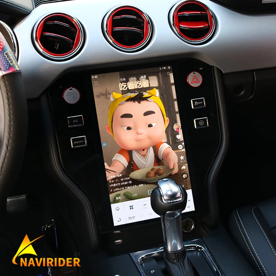 

11.8inch Android 11 Tesla Screen For Ford Mustang 2015-2019 Car Radio 1Din Multimedia Stereo Video Player GPS Head Unit Carplay
