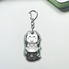 Kpop 17 Cartoon Keyring Bag Charm Pendant JEONGHAN JOSHUA JUN WONWOO HOSHI Idol Cute Animals Face Keychains Fans Collection Gift 5