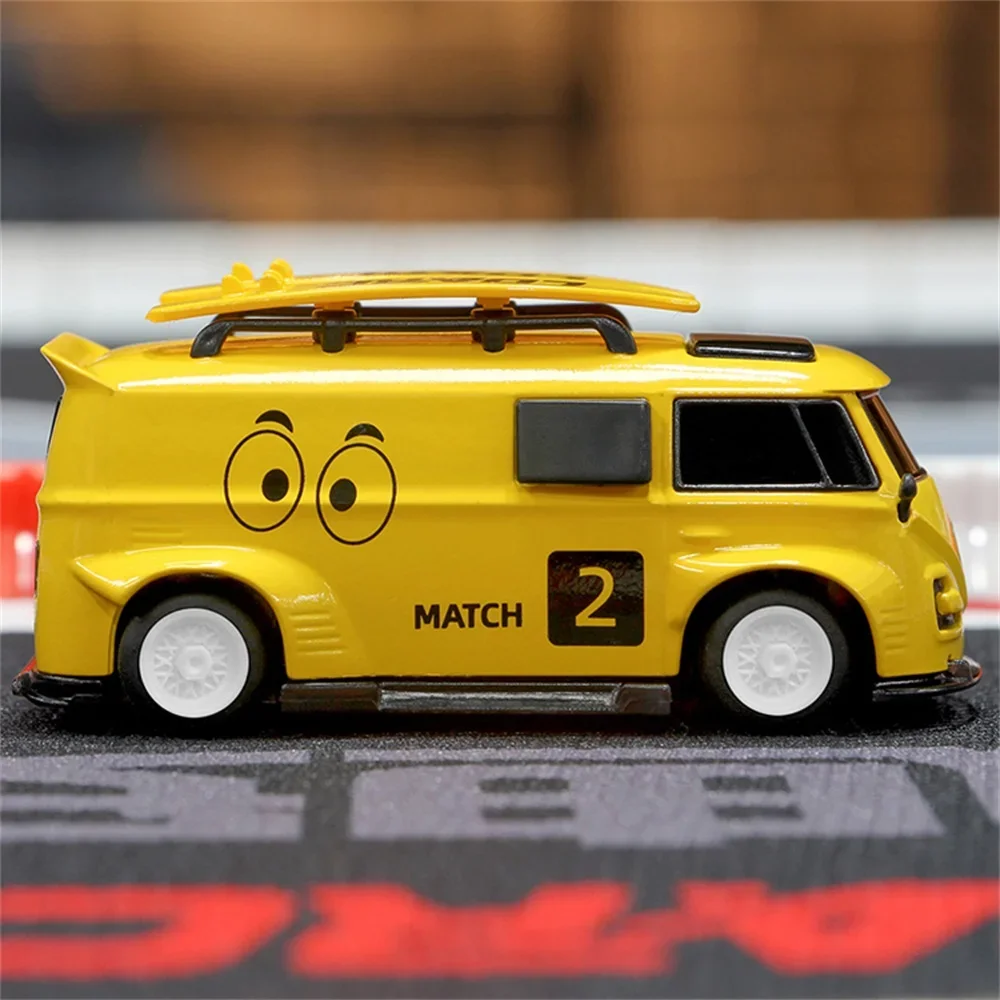 LDARC 1/64 V64 RTR RWD RC Remote Control Car Electric Mini Miniature Simulation RC Model Bread Racing Car Toy PLAY ANYWHERE 4