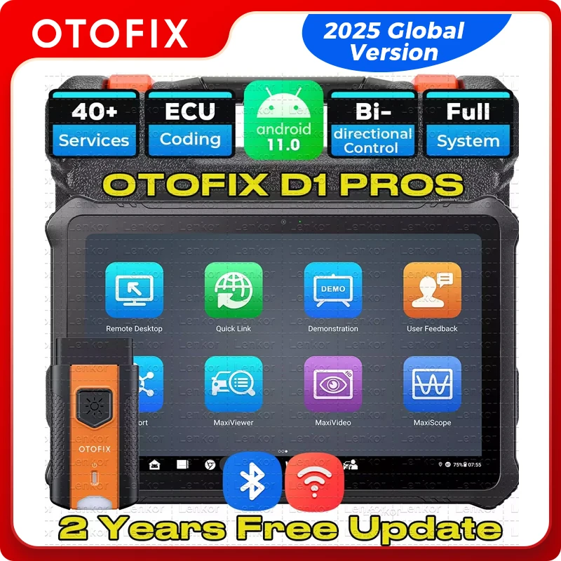 OTOFIX D1 PROS Diagnostic Scanner ECU Coding Bi-Di...