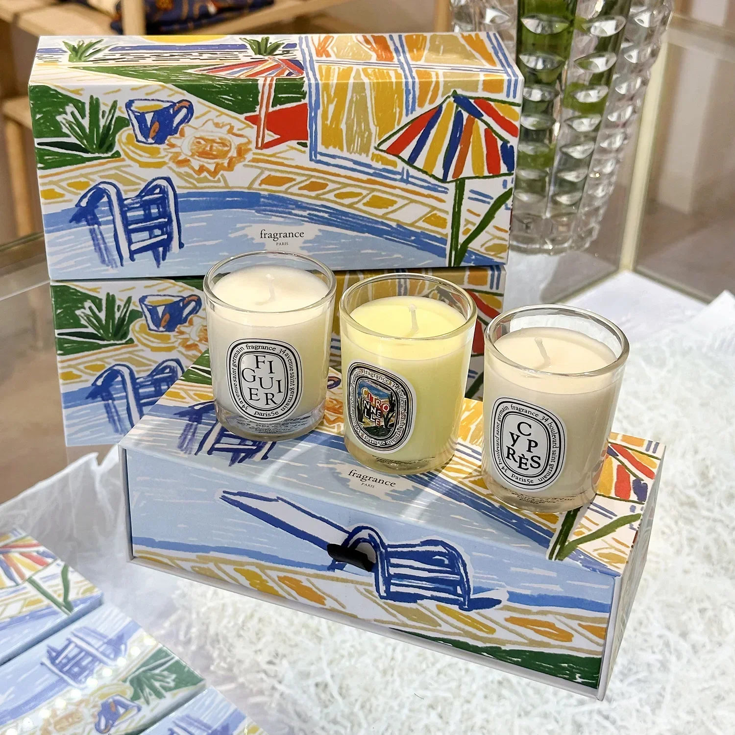 Aromatherapy Scented Candle – Natural Plant & French Fragrance 6