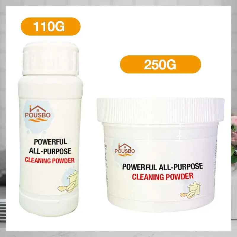 110/250g potente cucina detergente per polvere per tutti gli usi cucina forte agente detergente per sporco pesante multifunzionale Bubble Powde