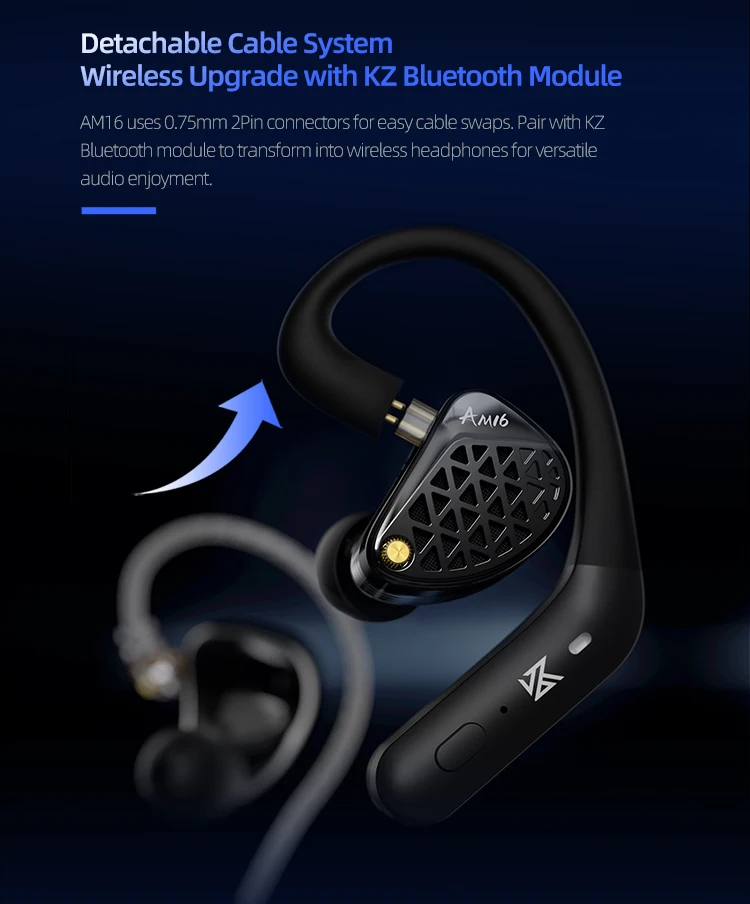 16BA Balanced Armature In-Ear Earphone Tuning HiFi Bass Enhanced Headphones 2PIN Replaceable Cable_voghion.com