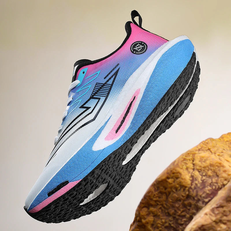 Bequeme, lässige und stilvolle Herren-Sport-Laufschuhe mit atmungsaktivem Mesh-Obermaterial, rutschfester und abriebfester Sohle, niedrigem Schnürdesign, geeignet für Freizeitkleidung, Laufen und Outdoor-Aktivitäten, für alle Jahreszeiten geeignet. – Detail 12