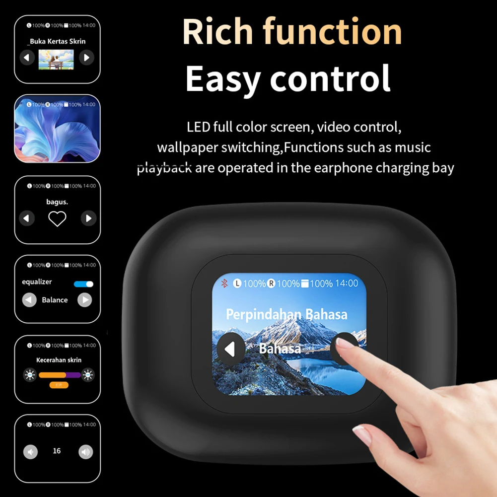 Translation Earbuds Real Time 144 Languages Language Translator Earbuds AI Translator for Travel Business Learning