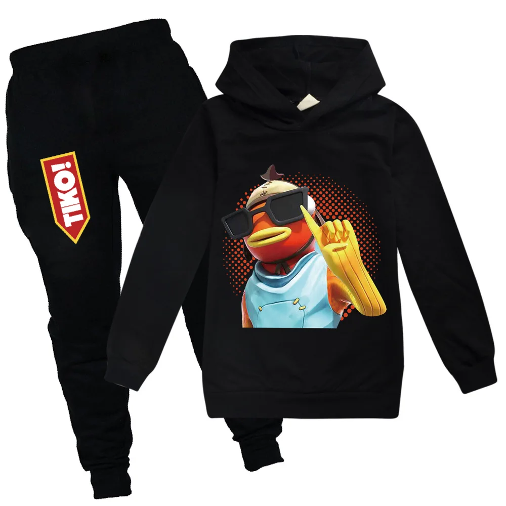 Kids Tiko Sweatshirts Boy Clothing Set Fishstick Hoodies Halloween Clothes for Teen Girls Children Hooded Sportswear Suit