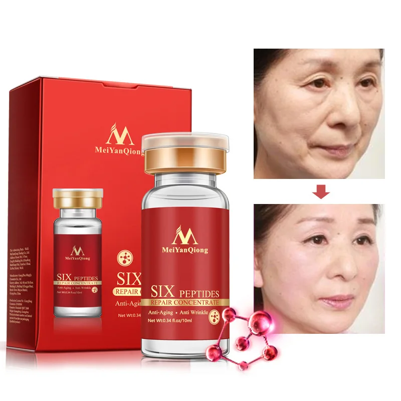 

Hyaluronic Liquid Six Peptides Anti Wrinkle Anti Aging Skin Whitening Cream Skin Care Face Care