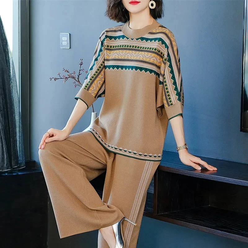 Conjunto De Mujer Elegante Conjunto De Lana Piezas Mujer