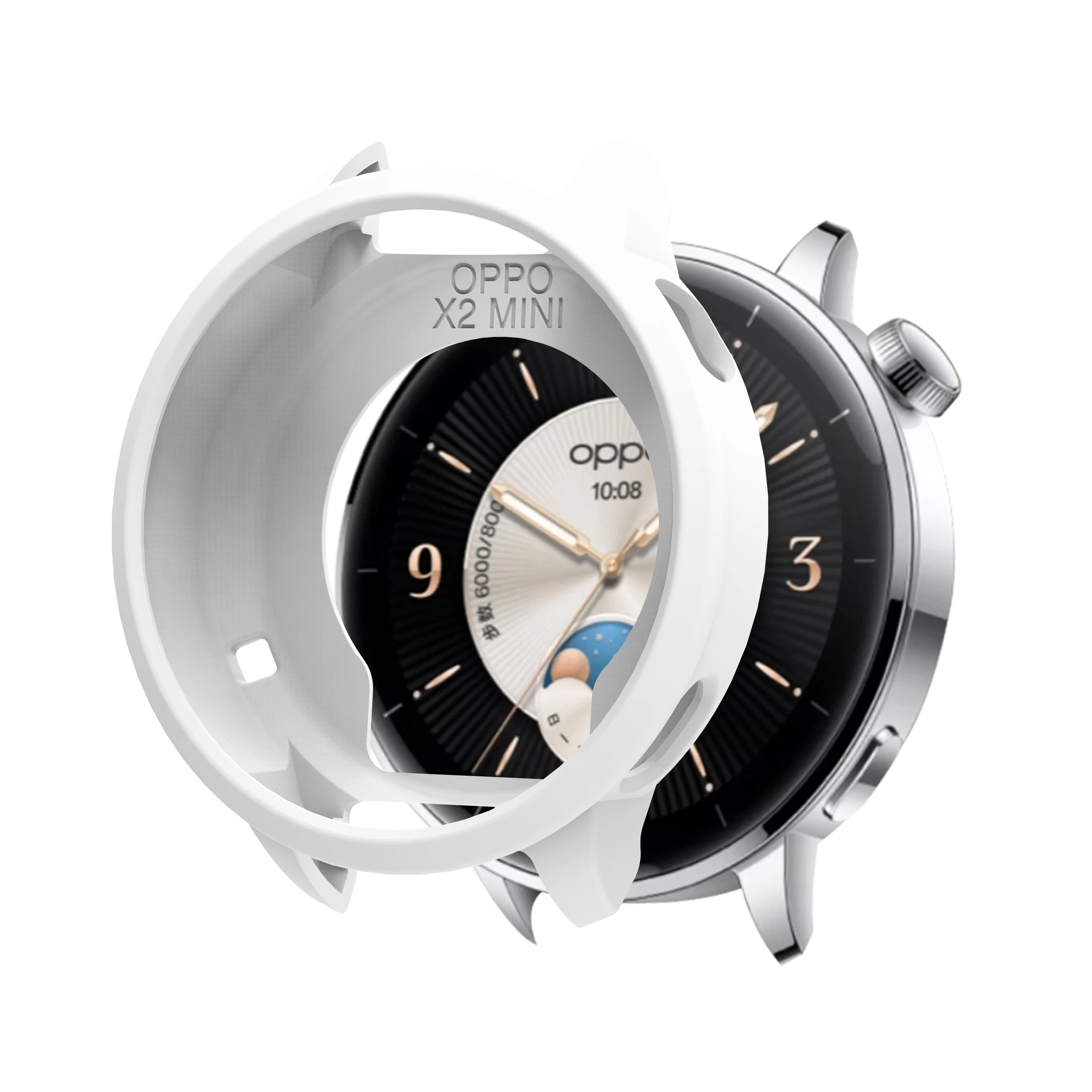 Soft Silicone Shockproof Protective Case for Smartwatch - Hollow Design Cover