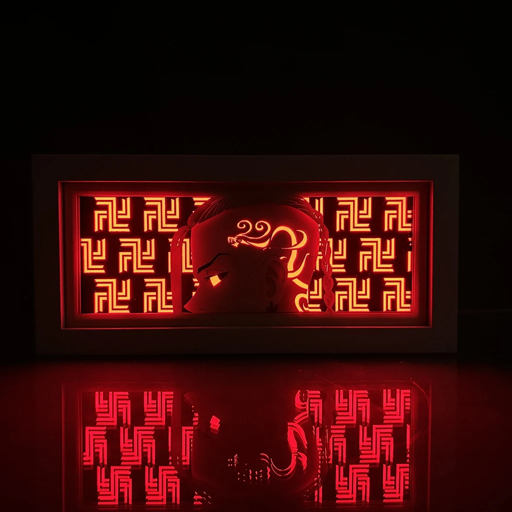 Paper Cut Led Light Box Tokyo Revengers Draken Desk Light Anime for Bedroom Decor Kids Birthday Gift Table Lamps Mikey Lightbox 2