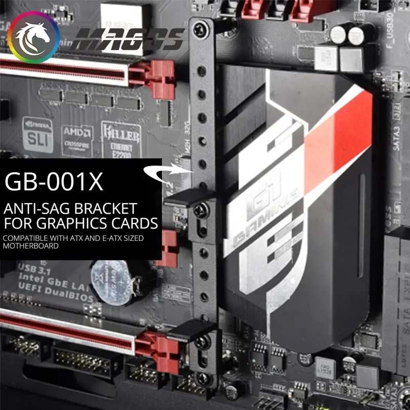 LIAN LI GB-001 GPU Anti-SAG Bracket, Graphics Card Support, VGA