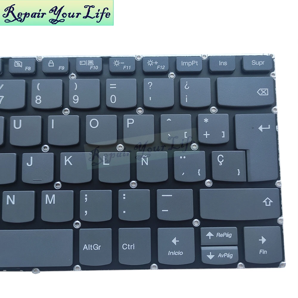 Teclado para Lenovo Ideapad Eua Hebraico Espanhol Latim la 32014ikb 320-14ast 14isk 520s-14ikb S145-14 14igm 14iil Sn20m61485 Novo - Imagem 3