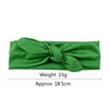 2024 New Baby Nylon Headband Soft Rabbit Bowknot Turban Hair Bands for Children Girls Elastic Headwrap Hair Accessories 4