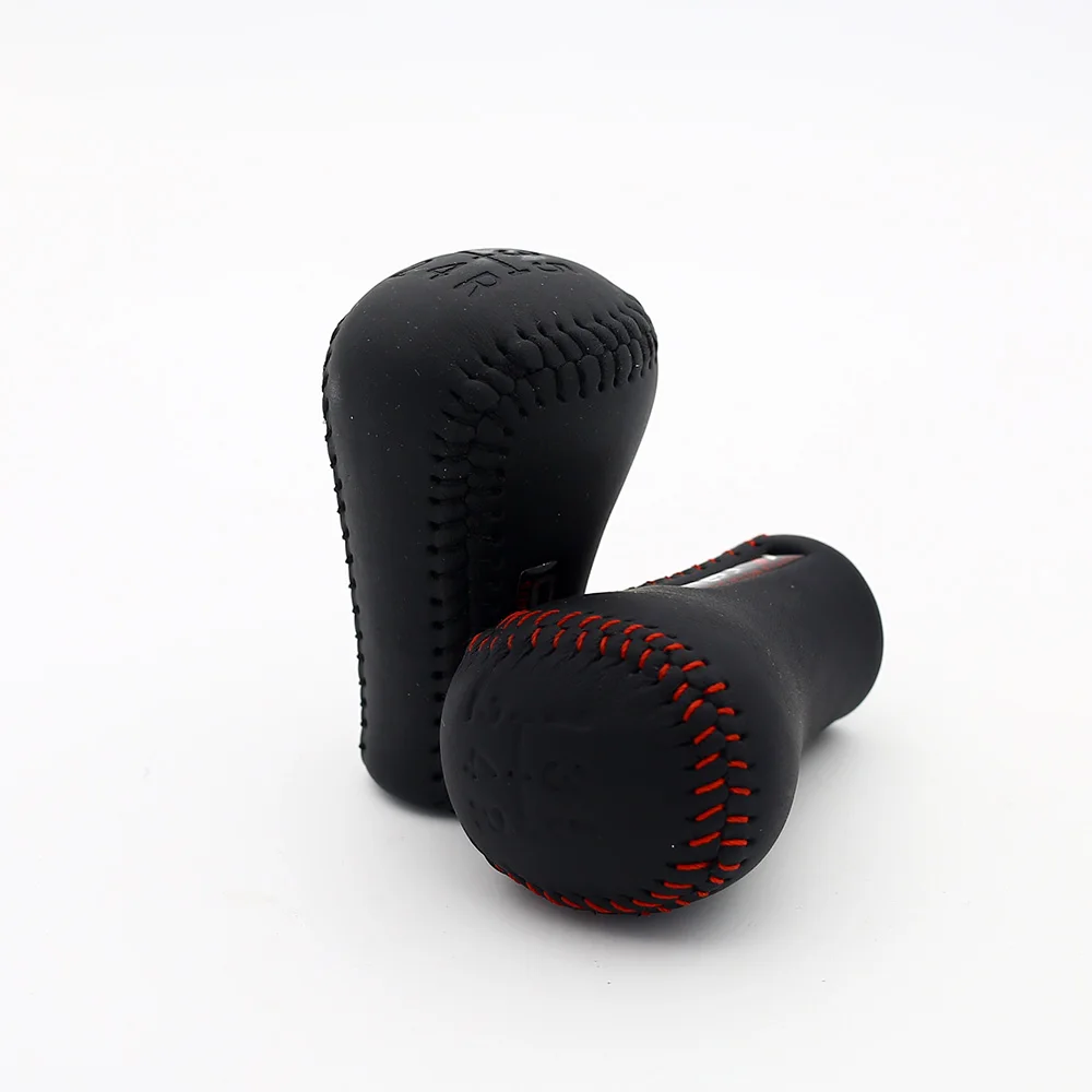 Universal Gear Shifter Gear Shifter for Gearshift Shifter Stick Lever Headball MT PU Leather