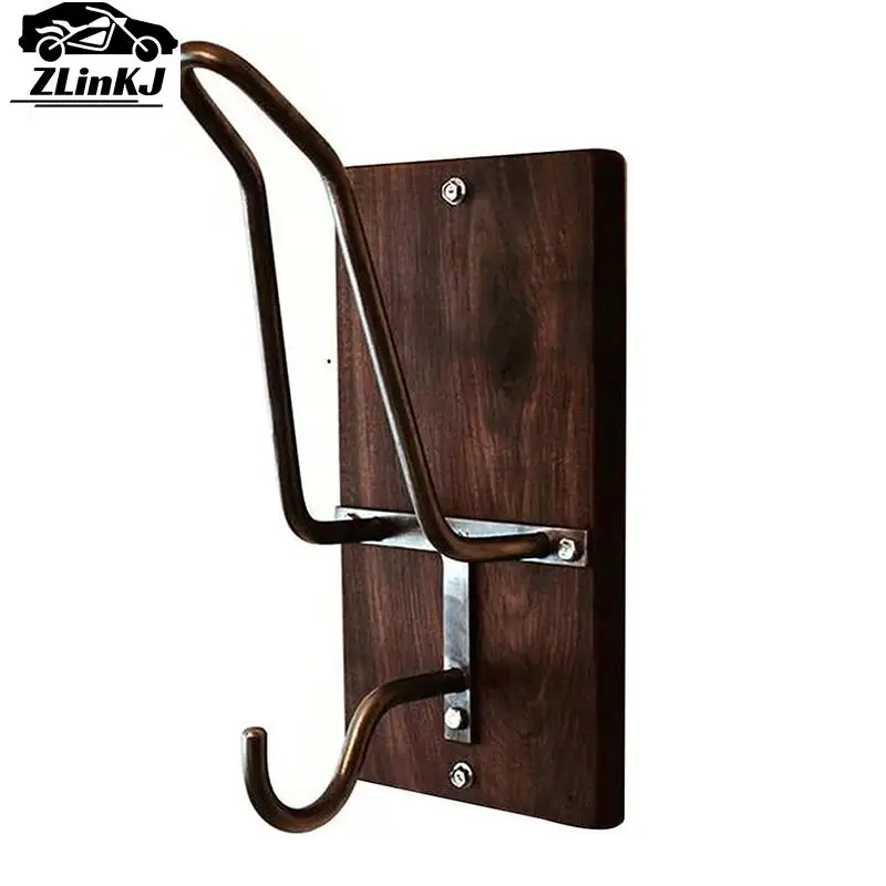 Multifunction Steel Motorcycle Accessories Helmet Holder Hanger Rack Wall Mounted Hook for Coats Hats Caps Helmet Rack Black 1Pc motorcycle helmet holder