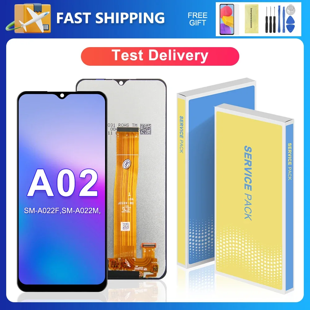 A02 для Samsung 6,5 'для A022F A022M A022G ЖК-дисплей с сенсорным экраном дигитайзер в сборе Замена