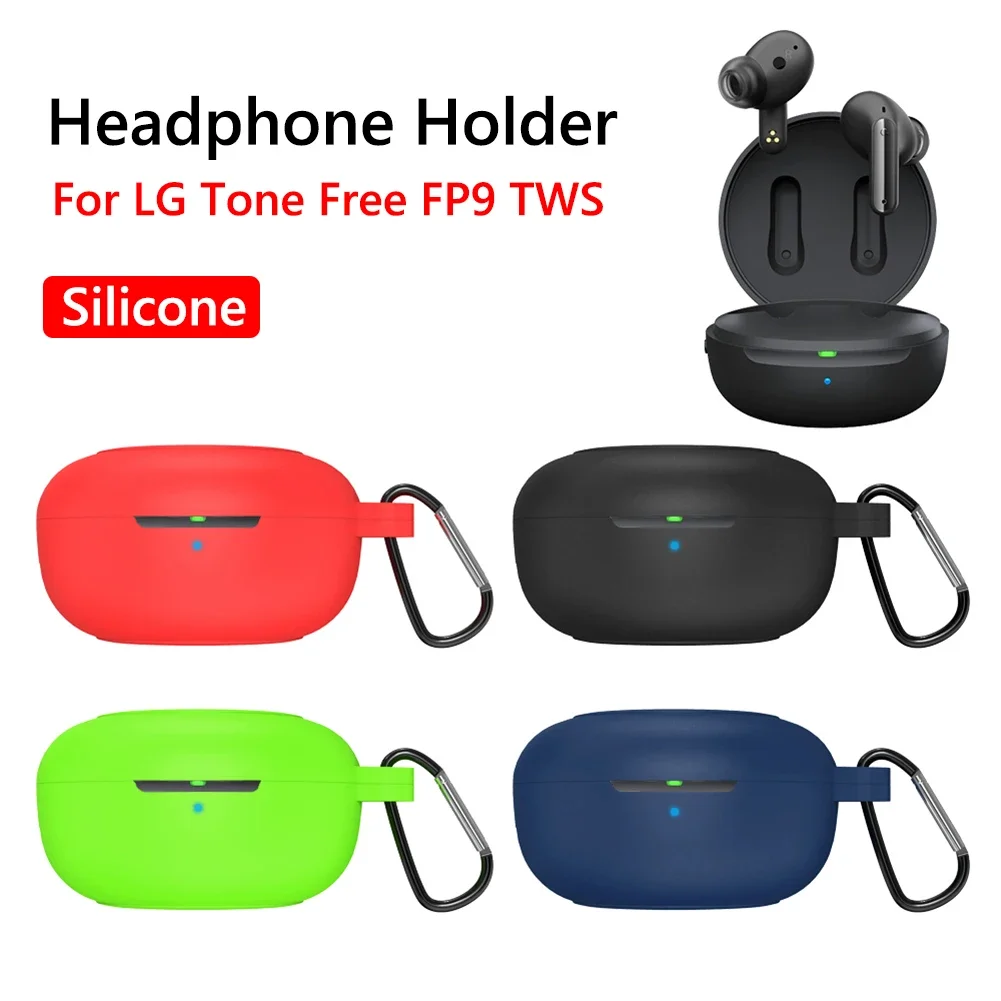 

Suitable for LG Tone Free FP9 TWS Headphones Cover Case with Hook Earphone Headphones Cover Scratch Proof Dustproof Washable