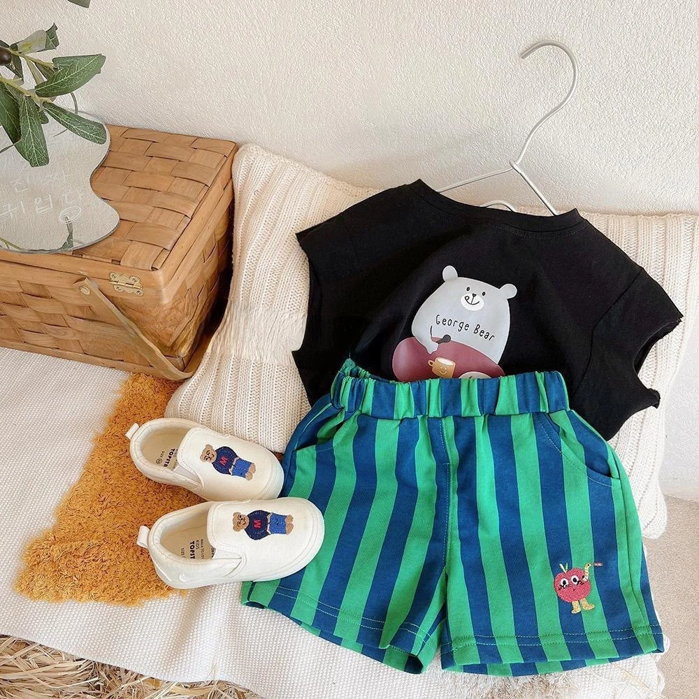 Toddler Boys Girls Casual Shorts 2pcs