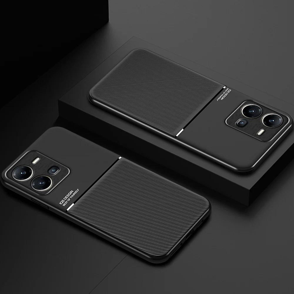 Vivo Y35 전화 케이스 TPU 소프트 범퍼 자기 충격 방지 360 전체 보호기 뒷면 커버 VIVO Y35 4G 케이스 스킨 터치 코크