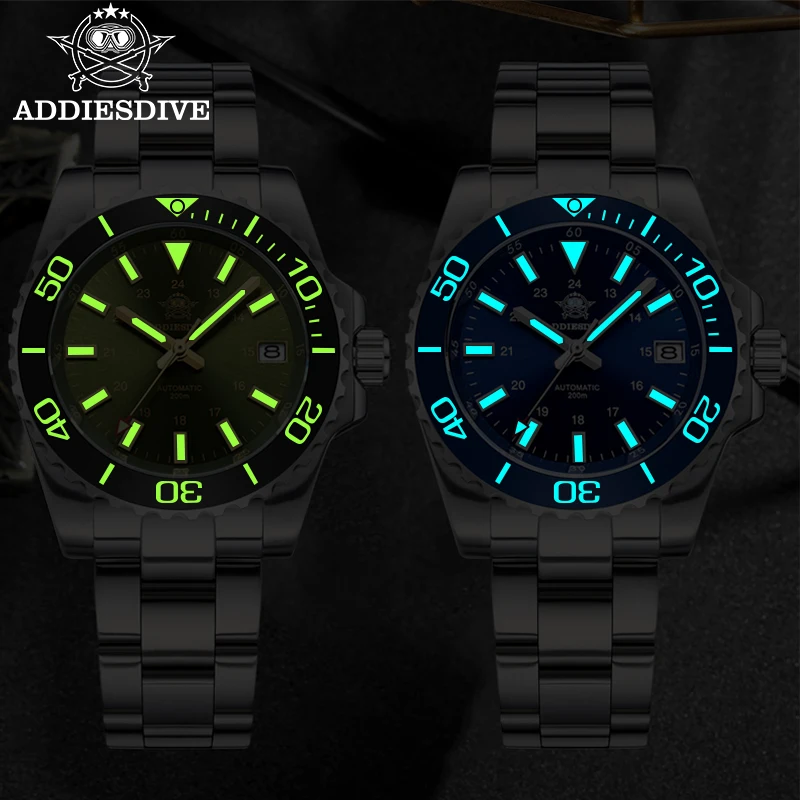 ADDIESDIVE New NH35 Automaic Mechanical Watch Luxury
