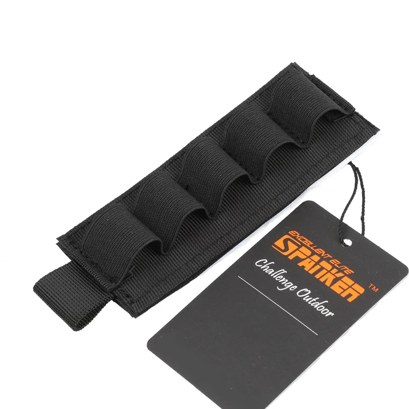 Tactical Shotgun Ammo Pouch - 5-Round Shell Holder with Magic Tape