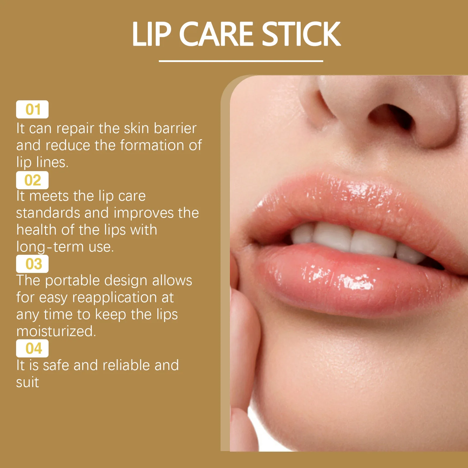Moisturizing Lip Balm Stick Fade Lip Lines Brighten Exfoliating Dead Skin Repair Anti Drying Chapped Soft Lip Cream Daily Care 6