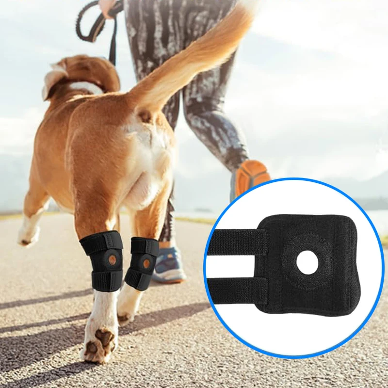 Pet Injury Recovery Knee Pads - Breathable Leg Support Wrap