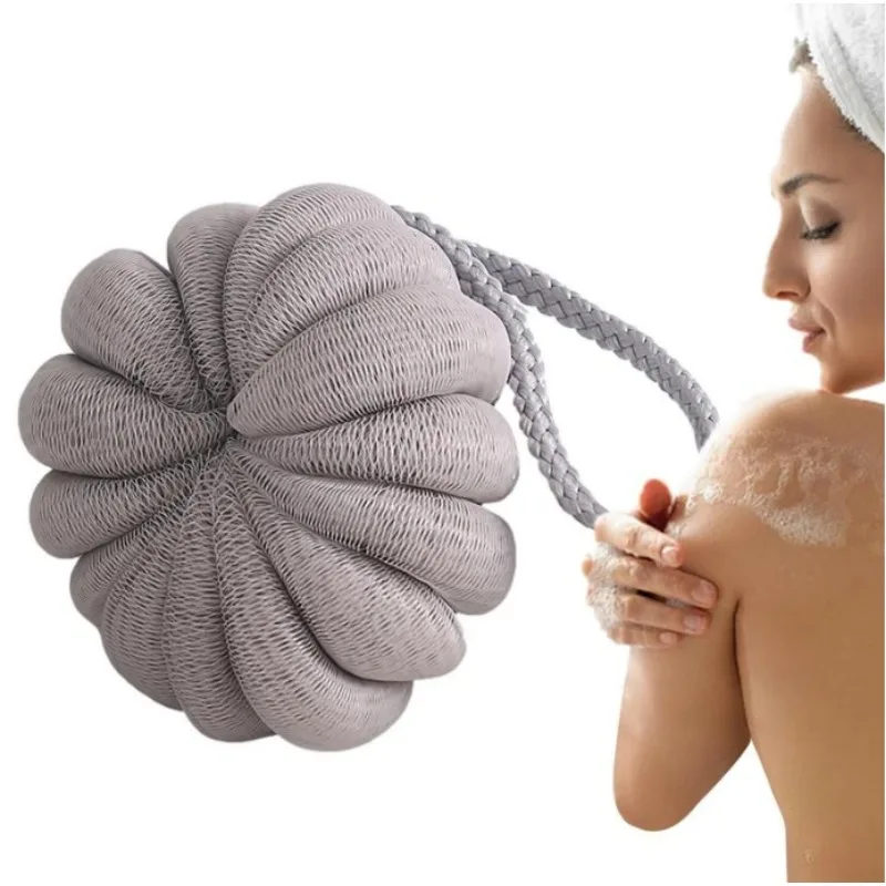 

Soft Bath Balls Sponge Cleaning Brush Shower Body Cleaning Exfoliating Massage Scrubber Bath Ball Bathroom Accessories