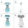Portable Women's Safety 4-Blades Shaving Razor Female Body Face Bikini Underarm Hair Removal Manual Shaver Tool With Travel Box 5