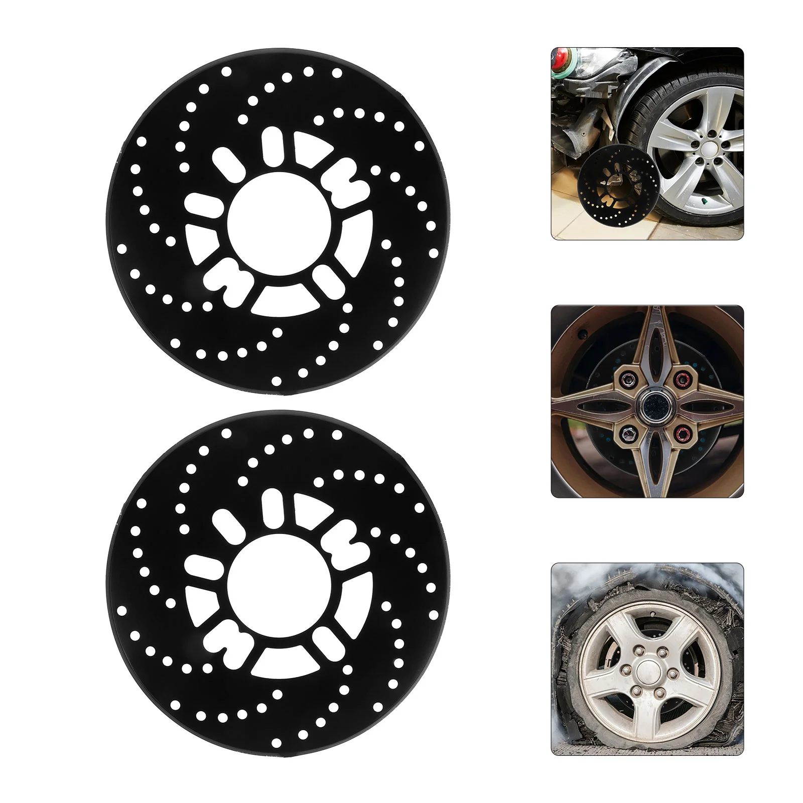 Brake Disc Decorative Piece Car Retrofit Accessories Covers Adapter Protector Rear Bike Kit Cars